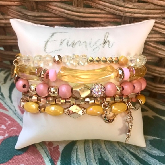 ERIMISH BRACELETS ⭐️New SUMMER ARRIVAL SUNNY GALAXY CHARM SPECIALTY STACK ⭐️ NWT - Picture 13 of 13